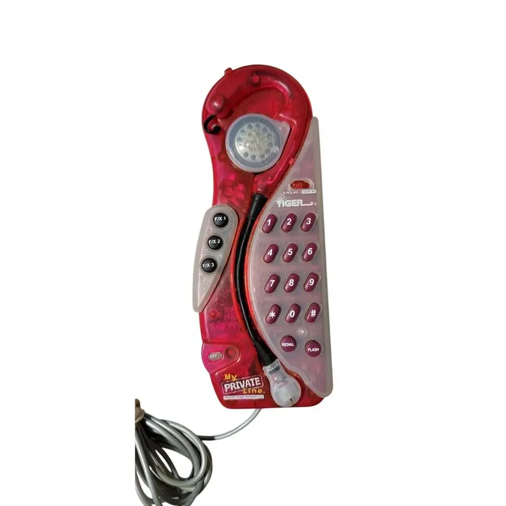 Vintage 2000 Tiger Electronics X Stuff My Private Line Hands Free Telephone